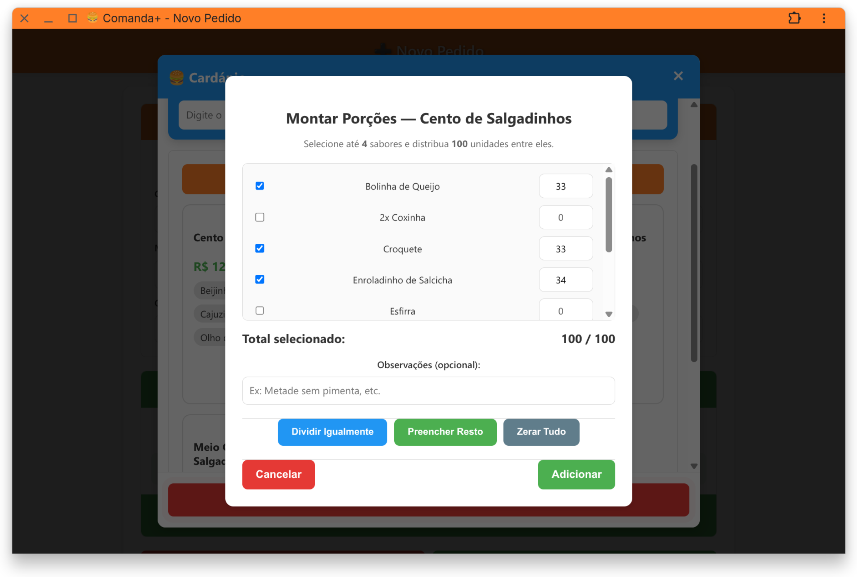 Montagem de Pizza e Cardápio - Imagem 3