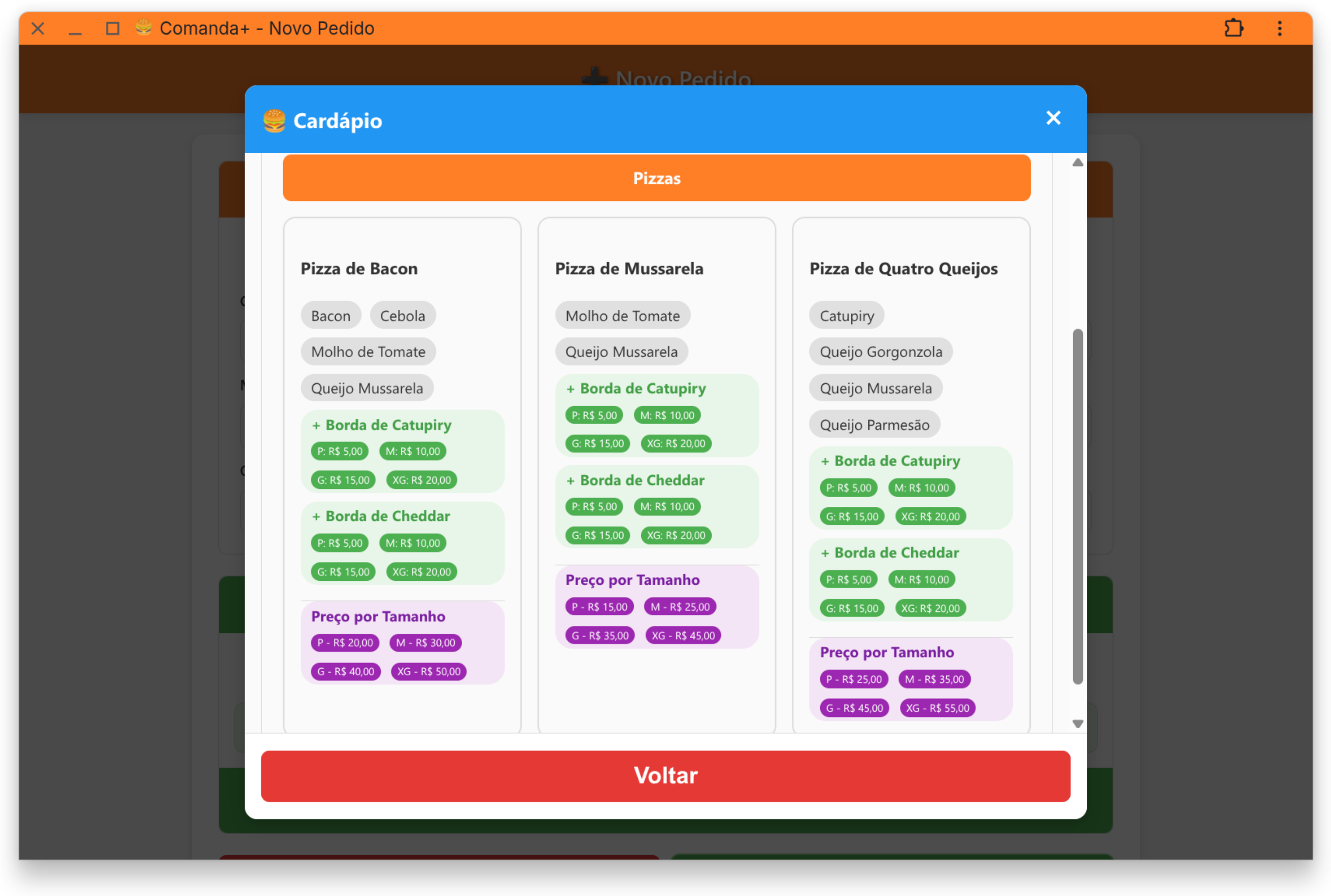 Montagem de Pizza e Cardápio - Imagem 4