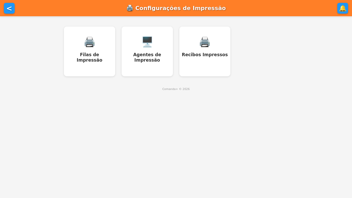 Configurações de impressão